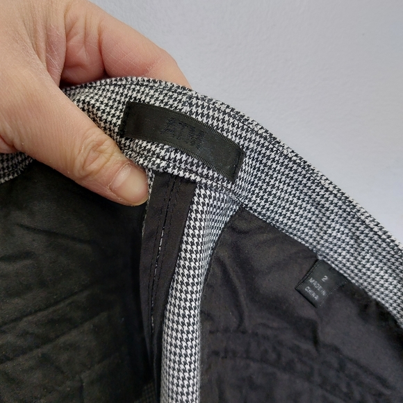 ATM Grey Houndstooth Dress Pants Size 2 - Picture 7 of 8
